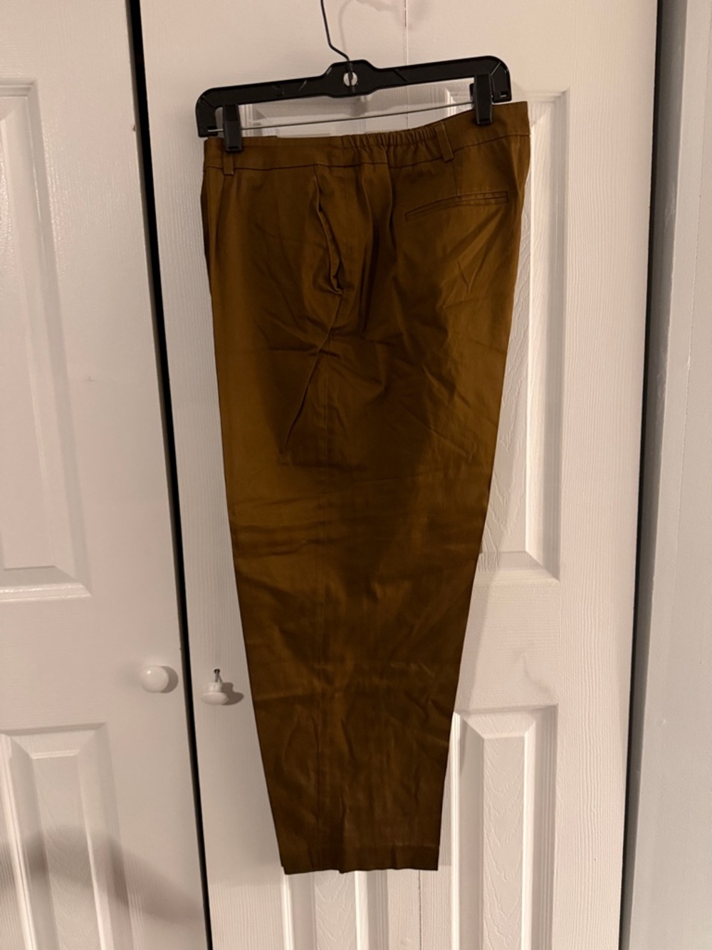 Jones New York Signature Brown Crop Pants, 14W,